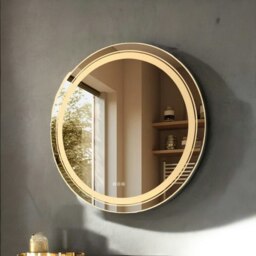 Rackhams LED Illuminated Dimmable Round Wall Mirror With Anti-Fog And Demister - thumbnail 2