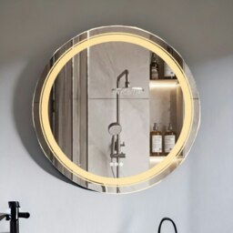 Rackhams LED Illuminated Dimmable Round Wall Mirror With Anti-Fog And Demister - thumbnail 3