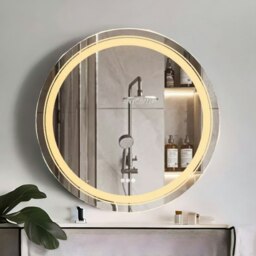 Rackhams LED Illuminated Dimmable Round Wall Mirror With Anti-Fog And Demister - thumbnail 4