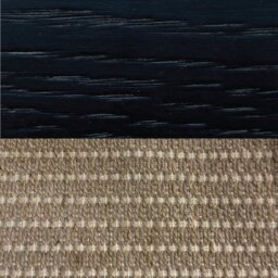 Rackhams Orchid Double Bed - Wenge (Black Stained Oak) with Beige Fabric - Wenge (Black Stained Oak) - thumbnail 4