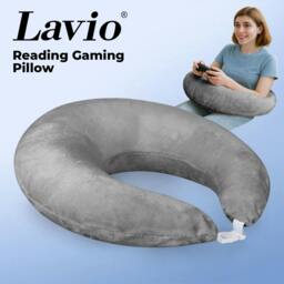 Rackhams Gaming Arm Pillow Ergonomic U-Shaped for Lap Back Support Reading Working - thumbnail 2