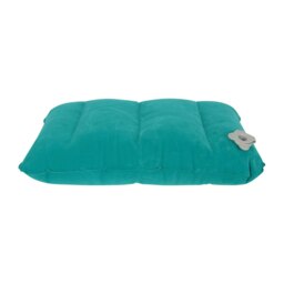 Rackhams Soft Touch Inflatable Pillow - Teal - Teal - One Size - 100% Polyvinyl chloride - thumbnail 3
