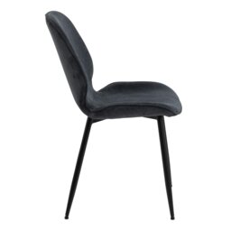 Rackhams Femke Dining Chair in Anthracite Set of 4 - 1 - thumbnail 3