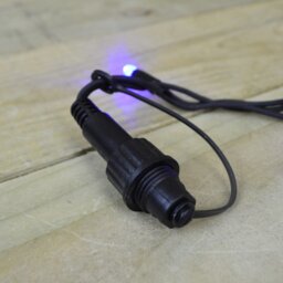 Rackhams 300 Electric Blue LED Super-Long 29.9m Connectable Lights on a Black Cable - thumbnail 2