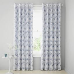 "Rackhams Lucie Floral Frill Curtains - 66x90""" - thumbnail 1