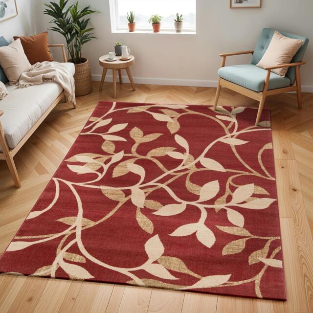 Rackhams Riley-Vintage Red Beige Brown Traditional Boho Rug - 200 x 290 cm - image 1