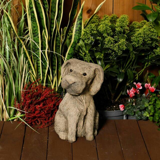 Rackhams Stone Cast Airedale Terrier Garden Statue - image 1