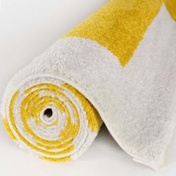 Rackhams Joli Geometric Yellow & White Rug - 160X230 cm - thumbnail 6