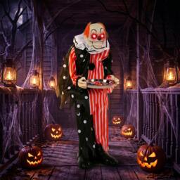 Rackhams Animated Clown Halloween Decorations Outdoor Indoor - thumbnail 1