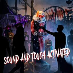 Rackhams Animated Clown Halloween Decorations Outdoor Indoor - thumbnail 5