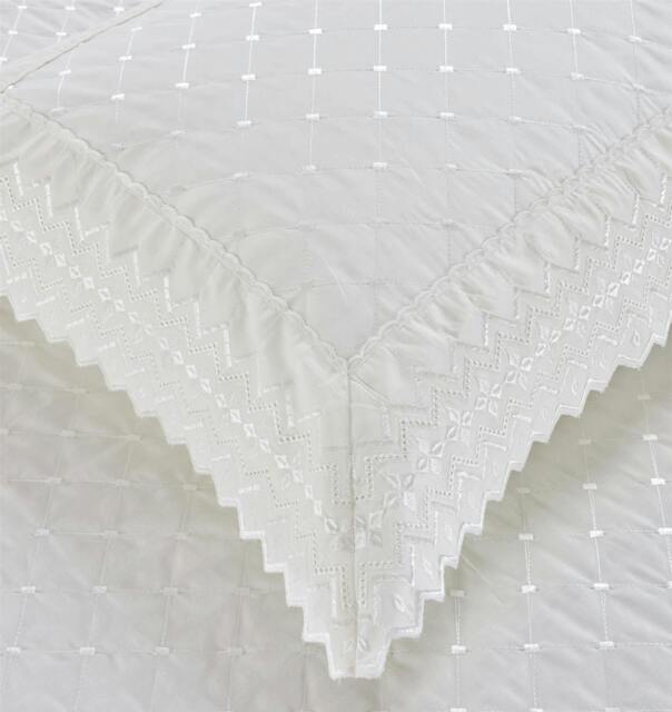 Rackhams Richmond Pillowcase Pair - White