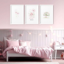 Rackhams Prints For Nursery - Set of 3 wall art prints - 20 x 30 in / 50 x 76 cm - Satin Photo paper 280 gsm - Oak Frame - thumbnail 6
