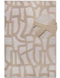 Rackhams Therese Short Pile Beige Rug - 200X290 cm - thumbnail 3