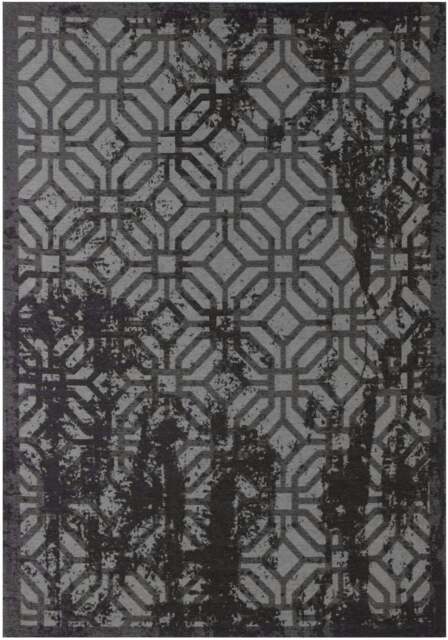 Rackhams Washable Rug Carina Black - 6930B - 120X170 cm