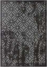 Rackhams Washable Rug Carina Black - 6930B - 120X170 cm - thumbnail 1