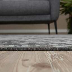 Rackhams Washable Rug Carina Black - 6930B - 120X170 cm - thumbnail 4