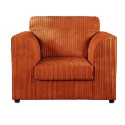 Rackhams Luxor / Ferguson Cord Armchair - Orange
