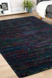 Rackhams Noble Sherpa Rug – Blue Colour - 200X290 cm - thumbnail 4