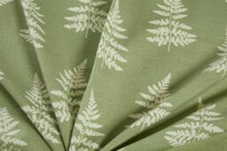"Rackhams Esher Fern Leaf Eyelet Curtains - Orange - 66 x 54""" - thumbnail 4