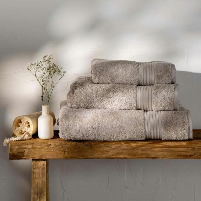 Rackhams Taupe Egyptian Cotton Bath Sheet - 4 Pack - Bath Sheet - image 1