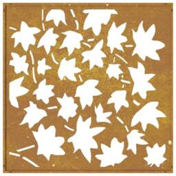 Rackhams Garden Wall Decoration 55x55 cm Corten Steel Maple Leaf Design - thumbnail 5