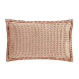 Rackhams Jaipur Chunky Waffle Cotton Cushion Pink - 30 x 50 cm - Pink - thumbnail 4