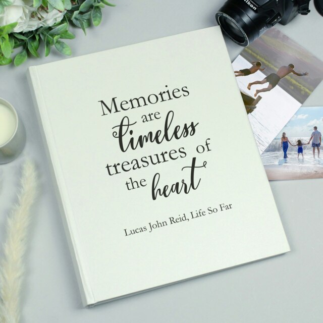 Rackhams Personalised 'Memories are Timeless' Traditional Photo Album - image 1