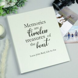 Rackhams Personalised 'Memories are Timeless' Traditional Photo Album