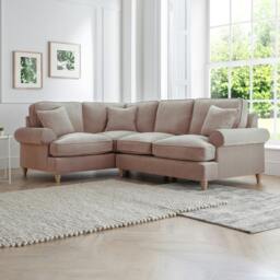 Rackhams The Bromfield Left Hand Corner Sofa - Putty - thumbnail 1
