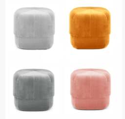 Rackhams Norman Copenhagen Circus Pouf, Footstool - S - Yellow - thumbnail 6