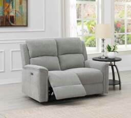 Rackhams Erdington Power Recliner 2 Seater Sofa - Dark Grey - thumbnail 2