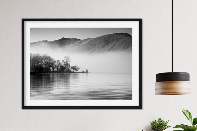 Rackhams Mountains and Mists - Framed Print 30 x 20 inch - image 1