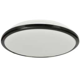 Rackhams Terma LED Black Ceiling Lamp 28W(150W) Stylish And Robust IP44 Great For Bedroom Kitchen Outdoor - thumbnail 2