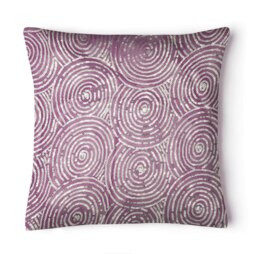 Rackhams Sequin Detail Ethnic Cushion - 43cm x 43cm - Purple