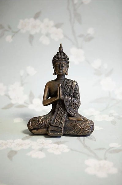 Rackhams Mystic Thai Buddha Sculpture in Lotus Position Bronze - Resin - Ornament - Bronze - image 1