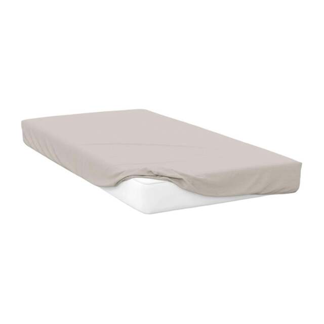 Rackhams 200 Thread Count Egyptian Cotton Deep Fitted Sheet - Oyster - Oyster - Superking - 100% Egyptian Cotton - image 1