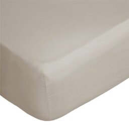 Rackhams 200 Thread Count Egyptian Cotton Deep Fitted Sheet - Oyster - Oyster - Superking - 100% Egyptian Cotton - thumbnail 3