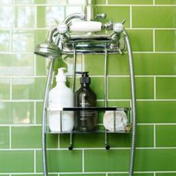 Rackhams Polished Chrome Shower Basket for Shower Mixer - thumbnail 3