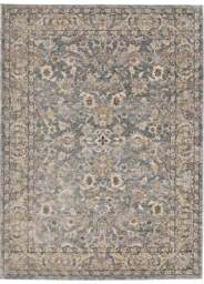 Rackhams Raja Traditional Rug – Grey Vintage Elegance - 200X285 cm