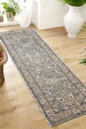 Rackhams Raja Traditional Rug – Grey Vintage Elegance - 200X285 cm - thumbnail 6