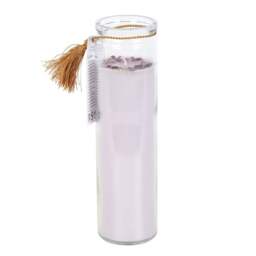Rackhams Blackberry Tube Candle with Amethyst Crystals - Wax - 1 - thumbnail 3