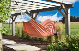Rackhams Brazilian Sunbrella Double Hammock - Coral - thumbnail 2