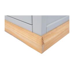 Rackhams Bomporto Light Grey 1 Drawer TV Cabinet Chrome Knob - Light Grey - thumbnail 6