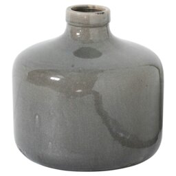 Rackhams Ceramic Vase - Grey - 23cm x 23cm x 23cm - Grey - 100% Mixed - thumbnail 2