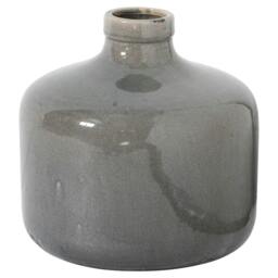 Rackhams Ceramic Vase - Grey - 23cm x 23cm x 23cm - Grey - 100% Mixed - thumbnail 1