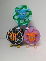 Rackhams Blackpool Fun Toilet Roll Holder – SuperSheep - Dispenser base - Orange and White - thumbnail 5