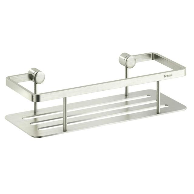 Rackhams Brushed Nickel Shower Basket - image 1