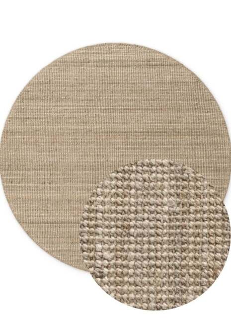 Rackhams Jaipur Natural Brown Round Jute Rug - Ø 160 cm - image 1