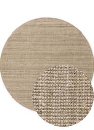 Rackhams Jaipur Natural Brown Round Jute Rug - Ø 160 cm - thumbnail 1