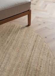 Rackhams Jaipur Natural Brown Round Jute Rug - Ø 160 cm - thumbnail 4